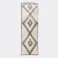 Vintage Runer Beni Ouarain Berber Rug