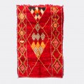 fire Boujaad Vintage Rug