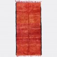 Tapis Berbère de Béni M’Guild rouge orangé