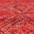 Carmine red Vintage Zayan Berber Rug